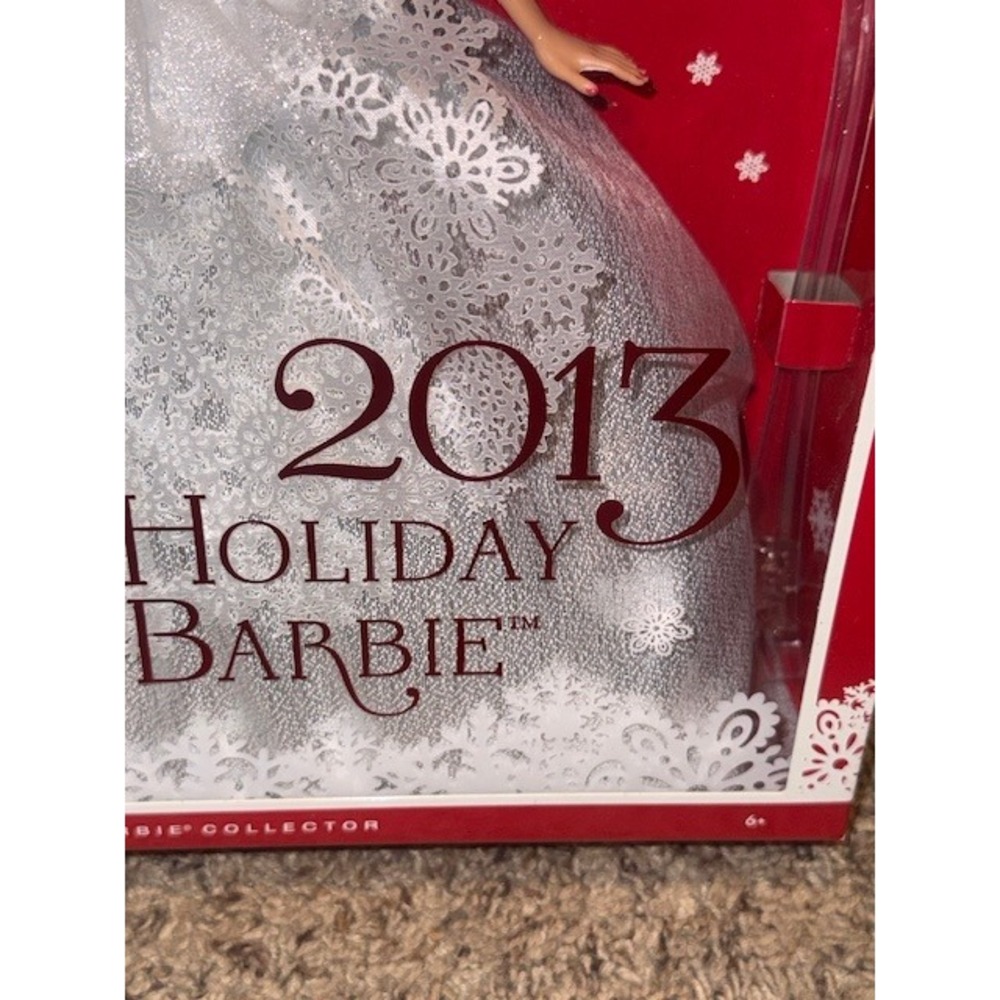 2013 Holiday Barbie Collector Edition 25th‎ Anniversary Doll Silver Gown - Picture 3 of 6